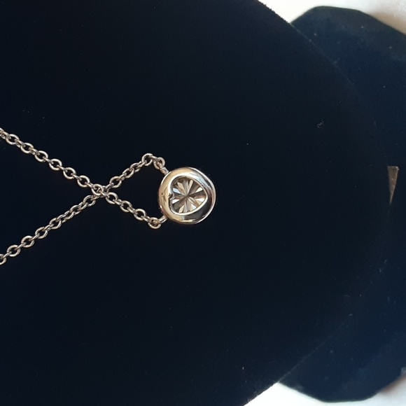 925 Silver Moissanite Necklace - Picture 5 of 13